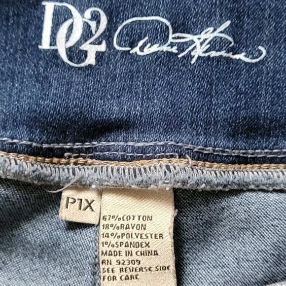 DG2 by Diane Gilman Dark Wash Stretch Jeggings Size 1X - Picture 8 of 9